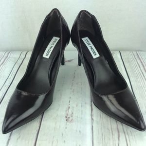 Steve Madden Bahiti pointed toe dress heels plum